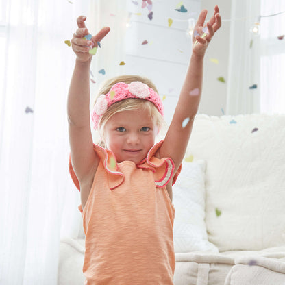 Red Heart Crochet Loving Hearts Headband Crochet Headband made in Red Heart Super Saver Yarn