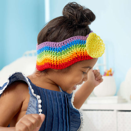 Red Heart Sweet Sunshine Headband Crochet Single Size