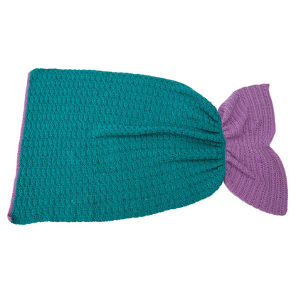 Red Heart Mermaid Fantasy Crochet Blanket Crochet Blanket made in Red Heart Super Saver Yarn