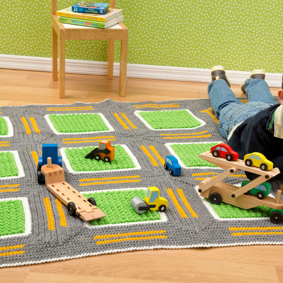 Crochet Throw made in Red Heart Super Saver Yarn