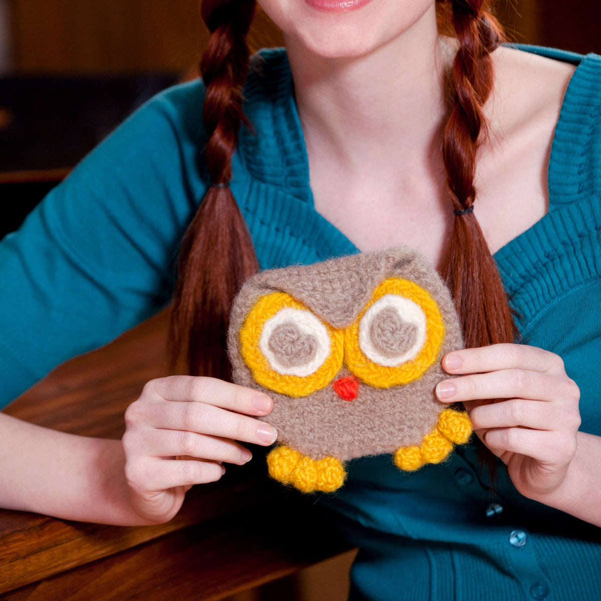 Crochet Purse made in Red Heart Full O' Sheep Yarn