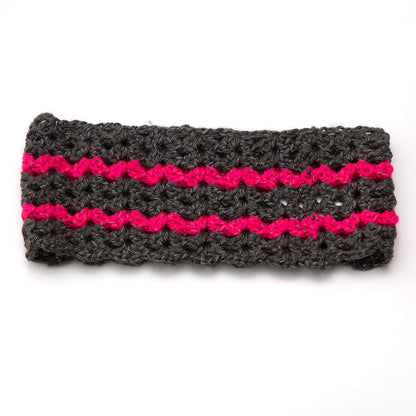 Red Heart Crochet Dazzling Kid's Cowl Crochet Cowl made in Red Heart Reflective Yarn