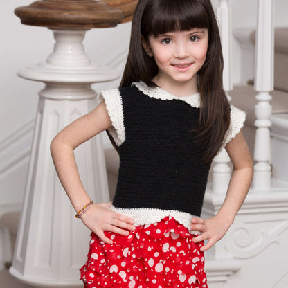 Red Heart Girl's Ruffled Party Dress Red Heart Girl's Ruffled Party Dress