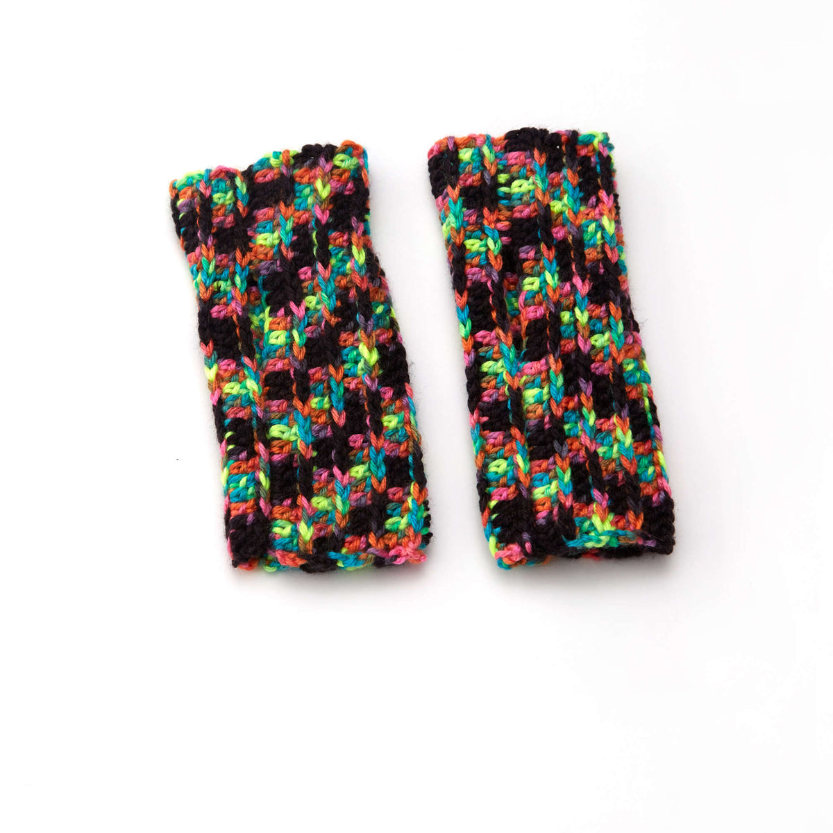 Crochet Wristers made in Red Heart Gumdrop Yarn