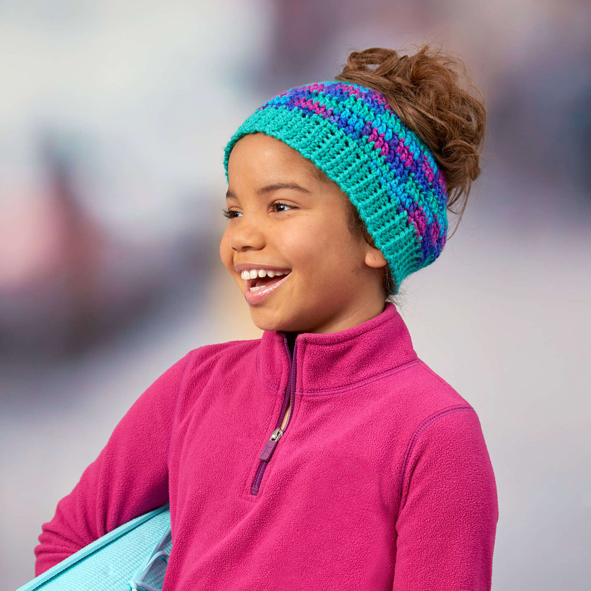 Crochet Hat made in Red Heart With Love Yarn