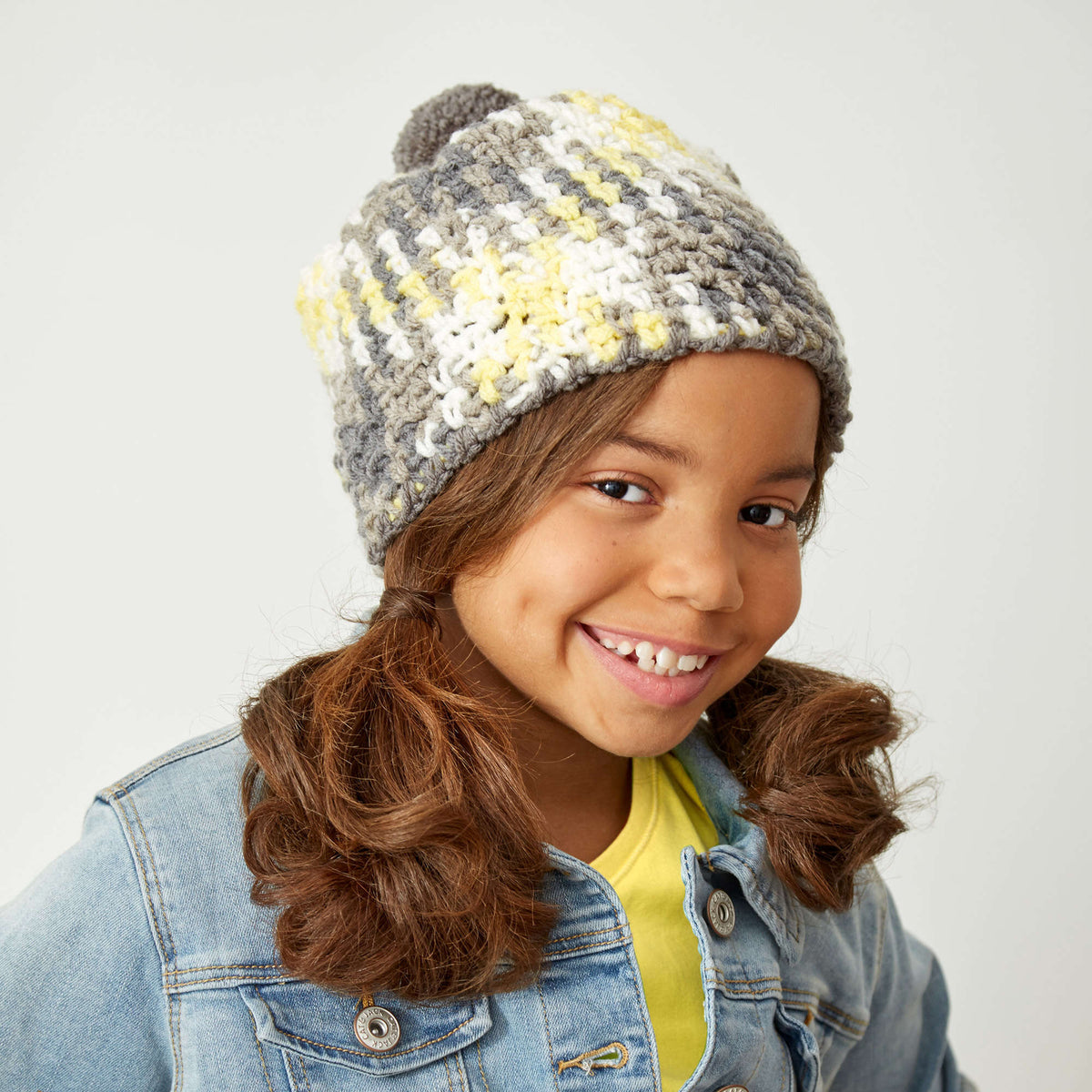 Crochet Hat made in Red Heart With Love Yarn