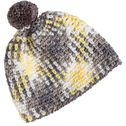 Red Heart Crochet Planned Pooling Argyle Hat Crochet Hat made in Red Heart With Love Yarn