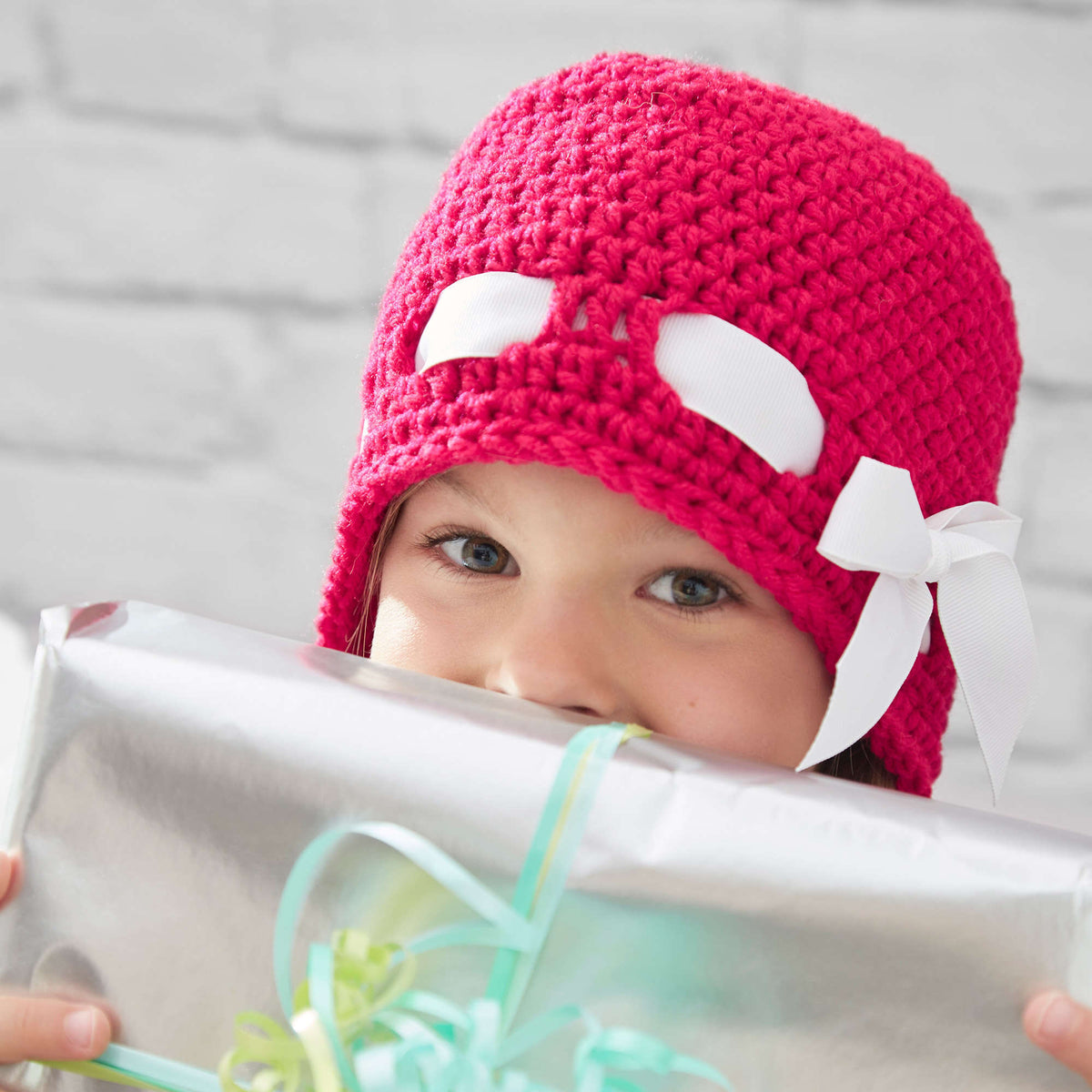 Crochet Hat made in Red Heart Super Saver Yarn