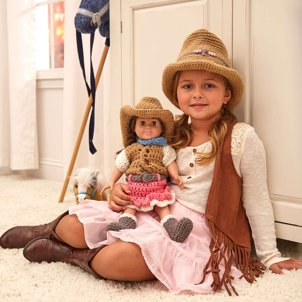 Crochet Hat made in Red Heart With Love Yarn