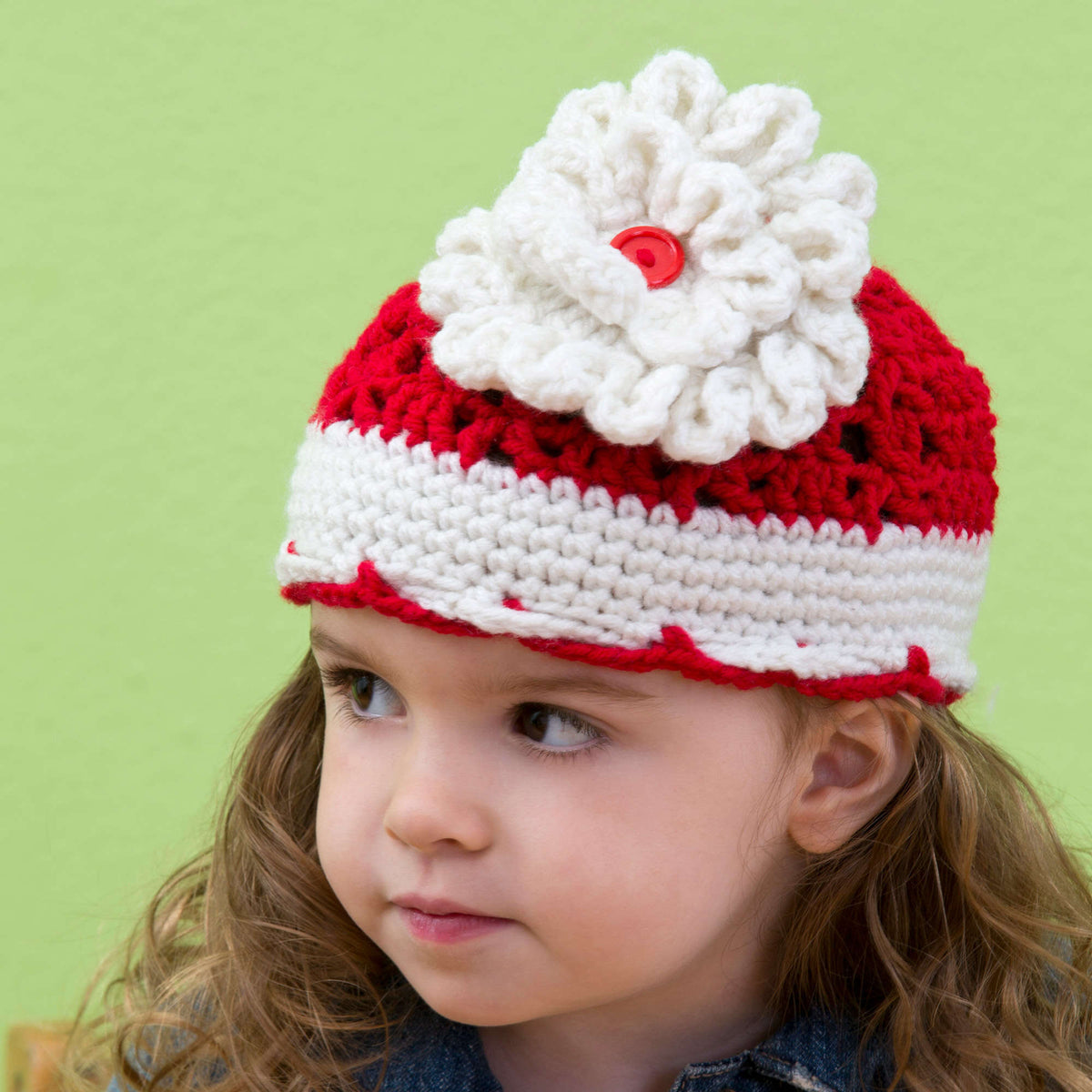 Crochet Hat made in Red Heart With Love Yarn