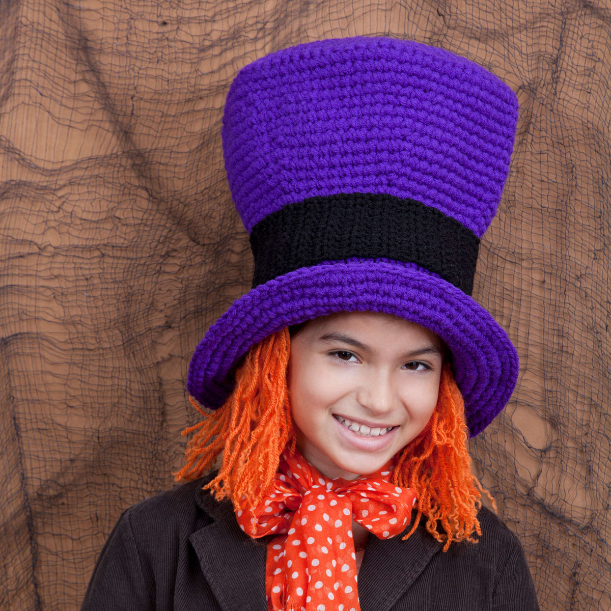 Crochet Hat made in Red Heart Super Saver Yarn