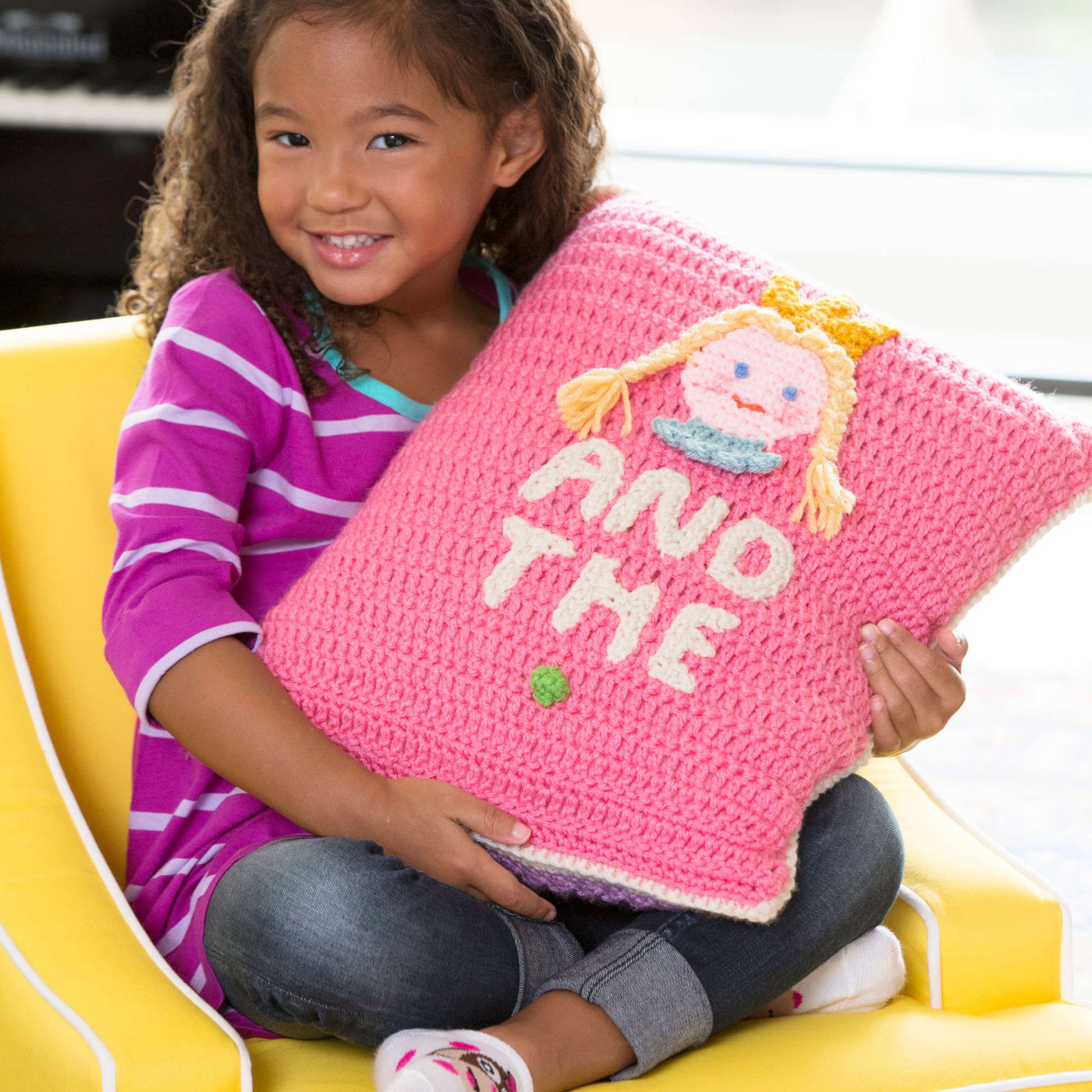Free Red Heart Crochet Princess And The Pea Pillow Pattern