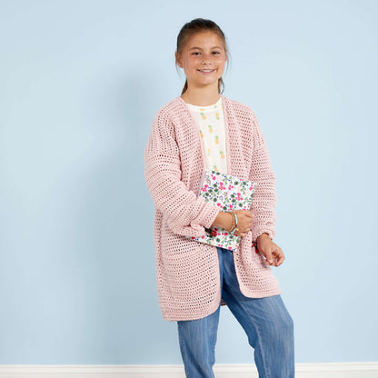 Red Heart Best Crochet Cardigan Ever Crochet Cardigan made in Red Heart Amore Yarn