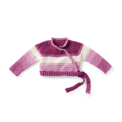 Red Heart Crochet Ballet Cardigan 6 yrs