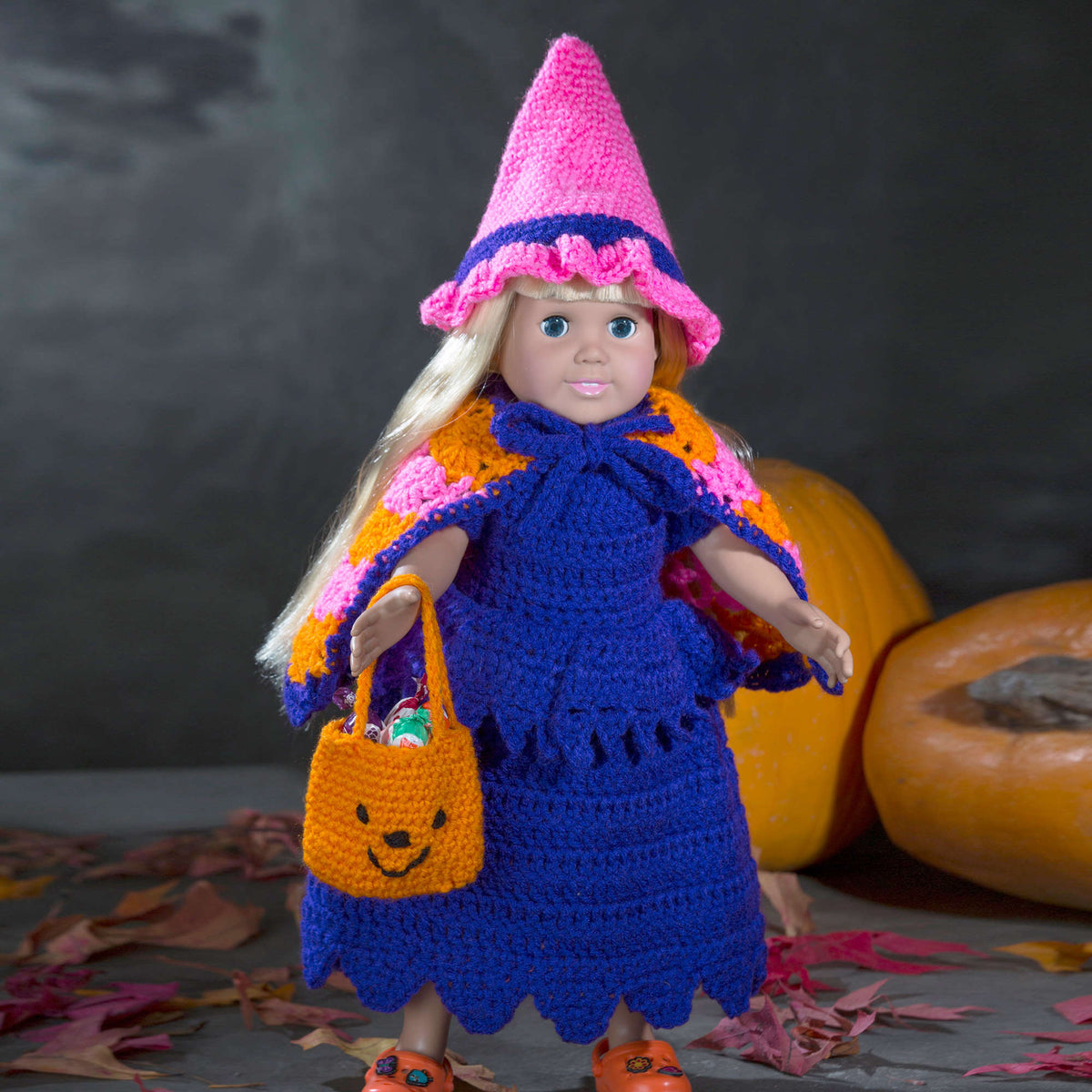 crochet witch dress Regina the Witch Free Amigurumi Pattern