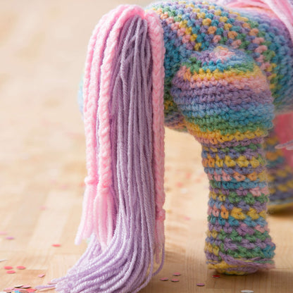 Red Heart Crochet Enchanting Unicorn Crochet Unicorn made in Red Heart Yarn