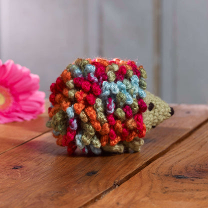 Red Heart Crochet Harper Hedgehog Crochet Toy made in Red Heart With Love Yarn