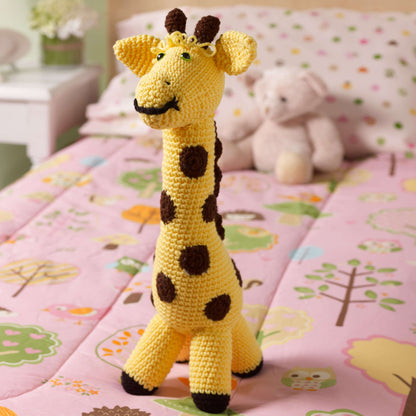 Red Heart Love My Giraffe Toy Crochet Single Size