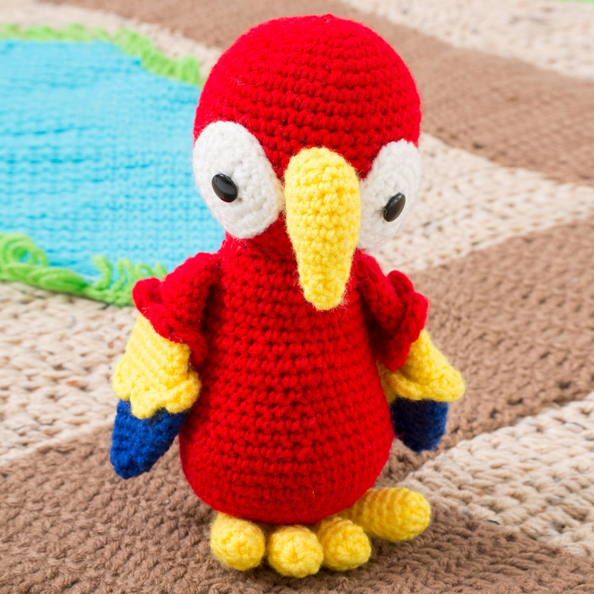 Free Red Heart Crochet Parrot Pals Pattern