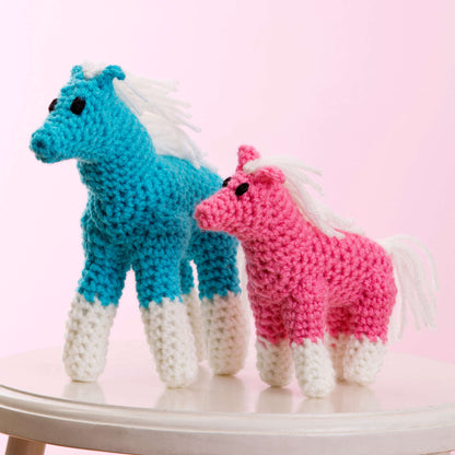 Red Heart Crochet My Ponies And Me Crochet Toy made in Red Heart Super Saver Yarn
