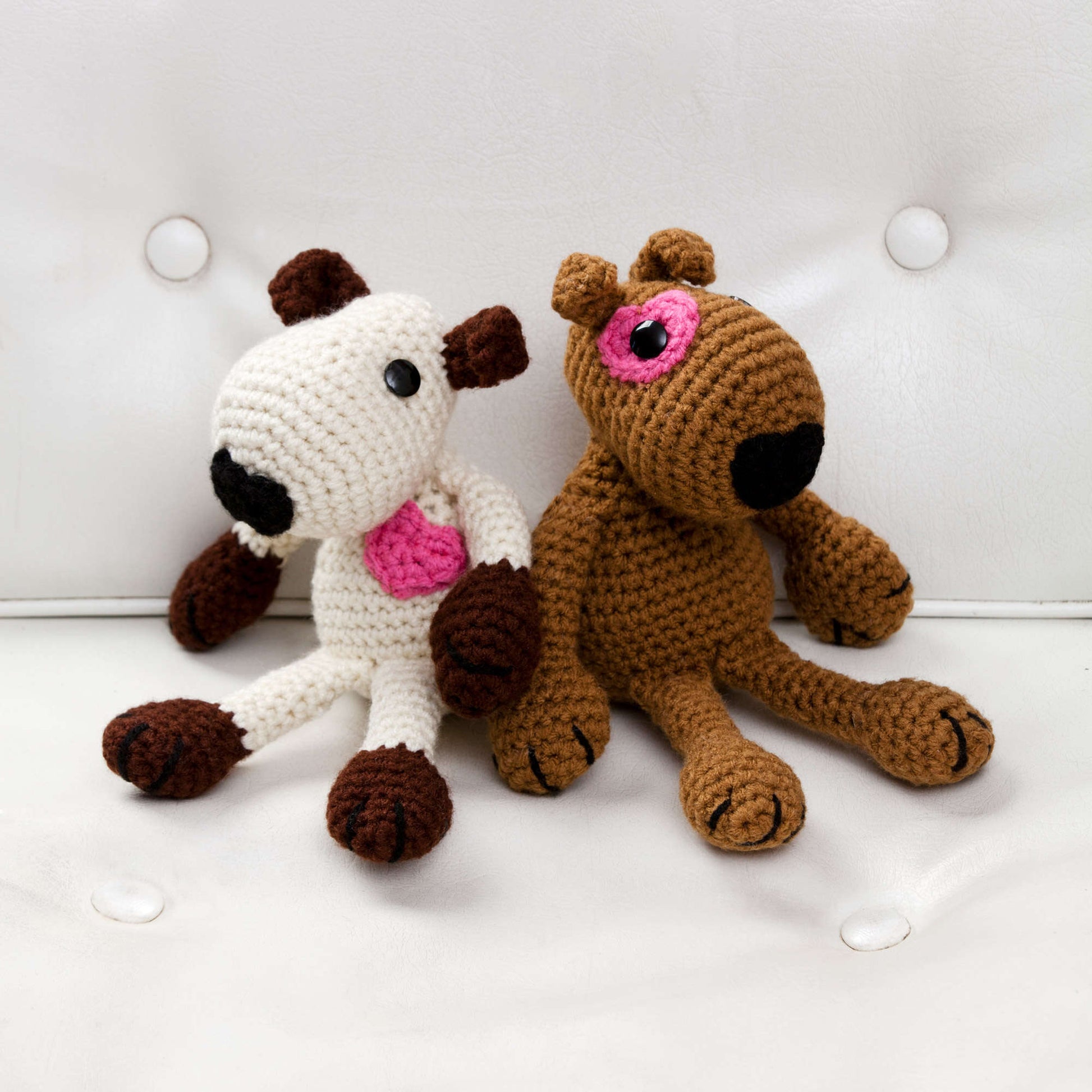 Free Red Heart Puppy Love Toys Crochet Pattern