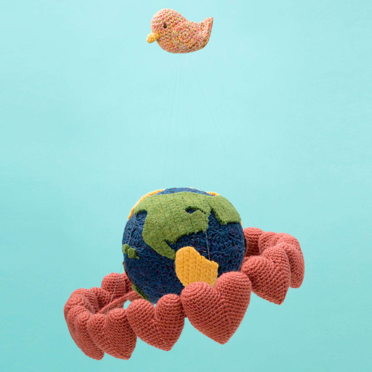 Crochet Toy made in Red Heart Bamboo Wool Yarn