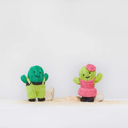 Red Heart Agave and Aloe Crochet Cactus Crochet Toy made in Red Heart Amigurumi Yarn