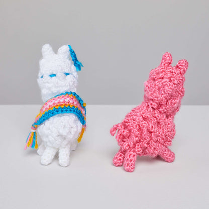 Red Heart Larry And Linda Crochet Llama Crochet Llama made in Red Heart Amigurumi Yarn