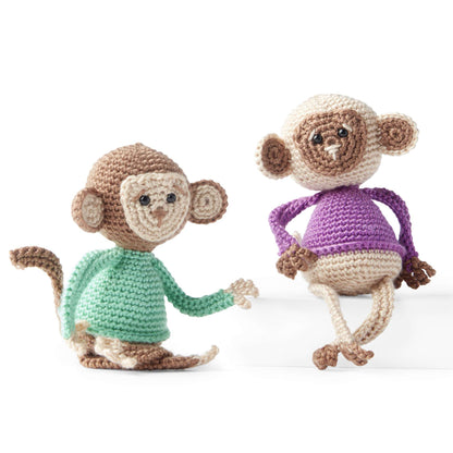 Red Heart Crochet Monkey Single Size