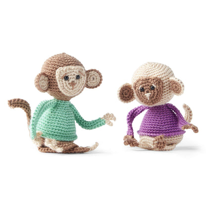 Red Heart Crochet Monkey Single Size