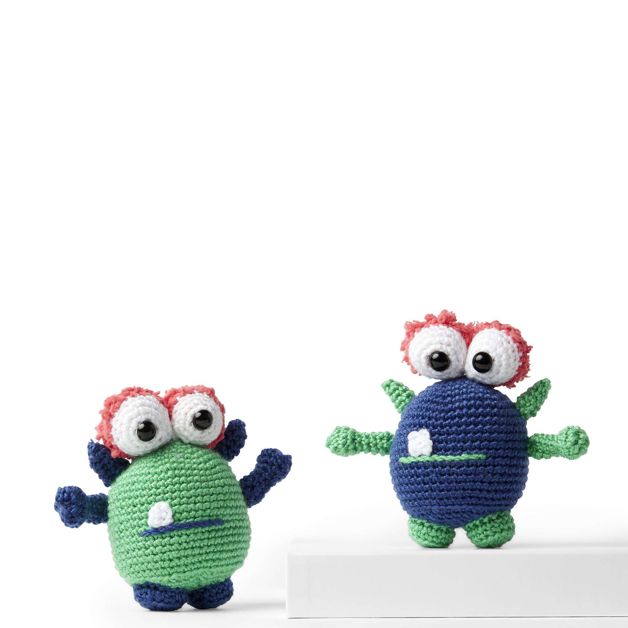 crochet monsters Free Red Heart Crochet Monster Pattern