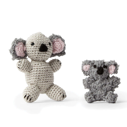 Red Heart Amigurumi Textures Mother And Baby Koala Bears Crochet Version 1