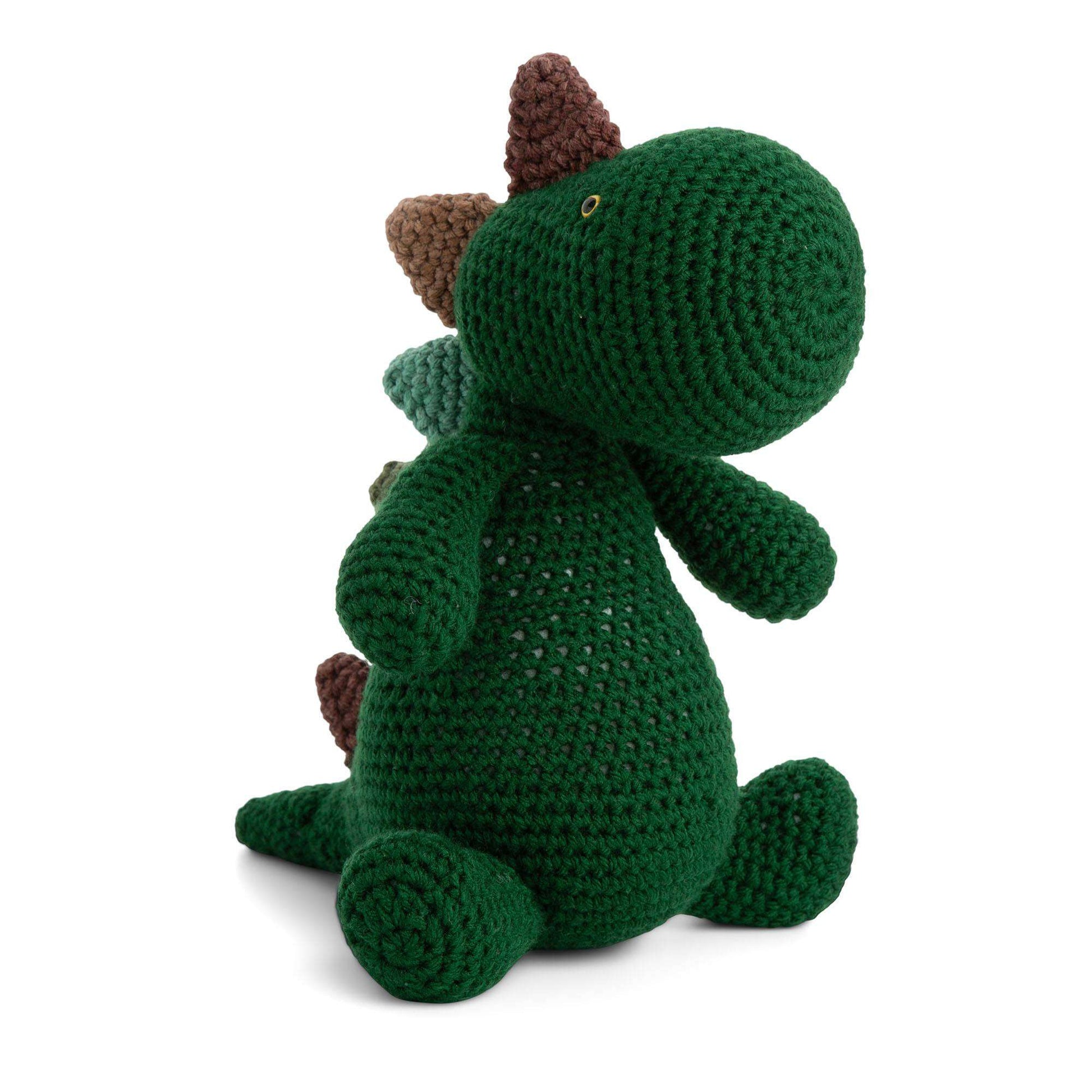 Free Red Heart Squish-a-Sauras Crochet Dino Toy Pattern