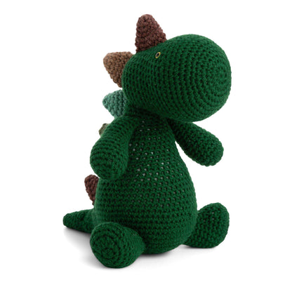 Red Heart Squish-a-Sauras Crochet Dino Toy Single Size