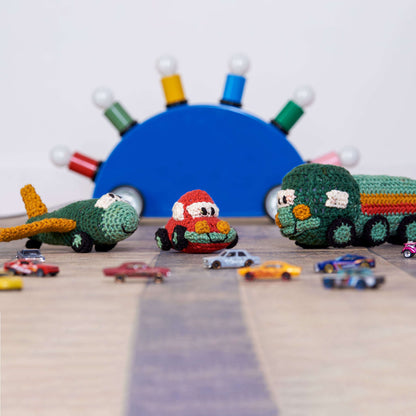 Red Heart Car, Plane & Truck Crochet Toys Crochet Toy made in Red Heart Yarn