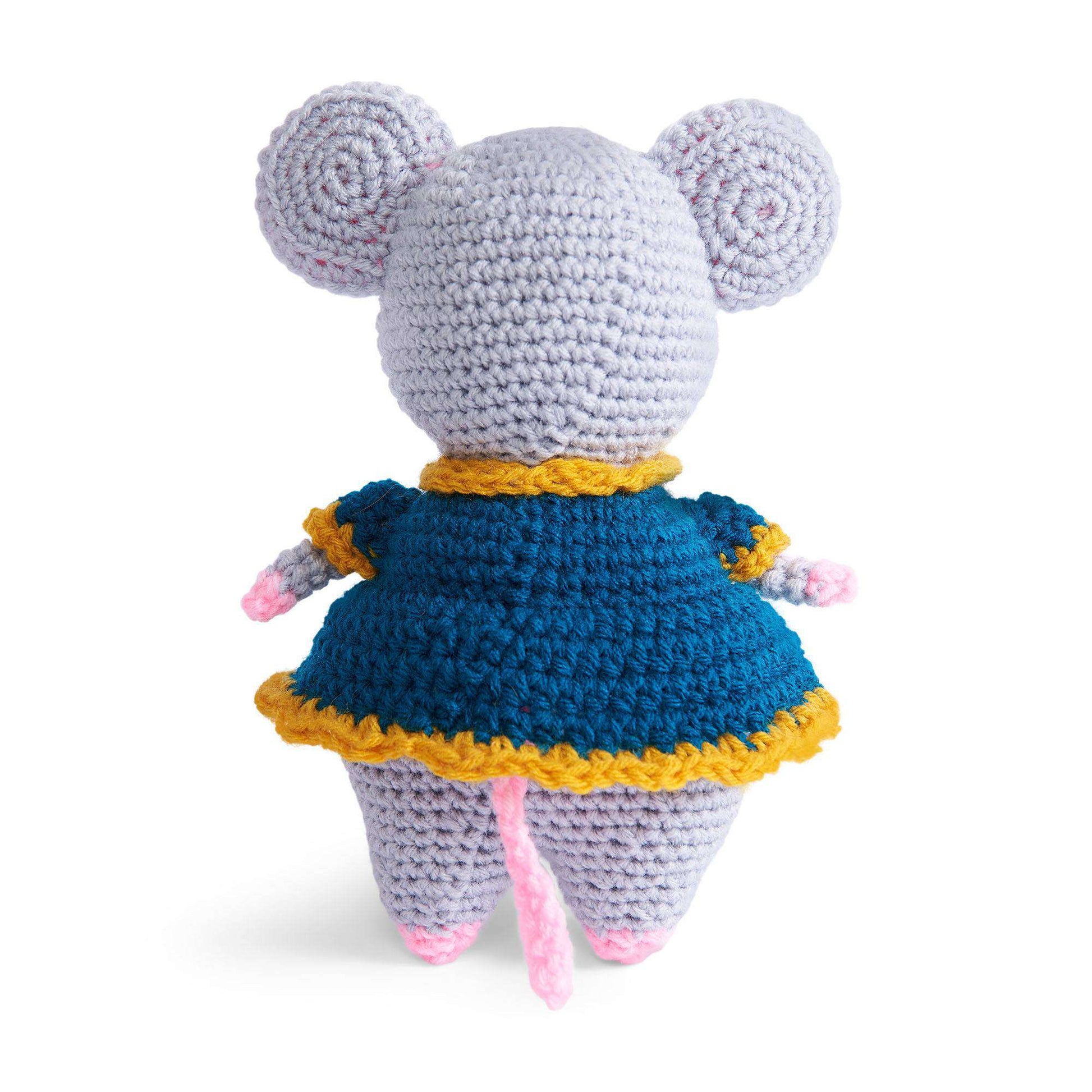 Free Red Heart Milly The Mouse Crochet Toy Pattern