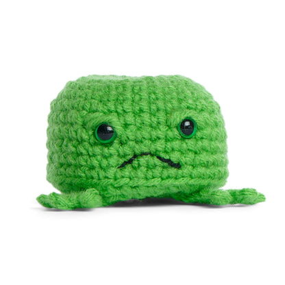 Red Heart Crochet Cartoon Frog Toy Single Size