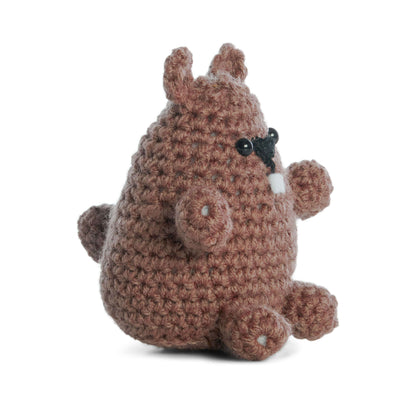 Red Heart Crochet Super Ground Hog Crochet Hog made in Red Heart Yarn