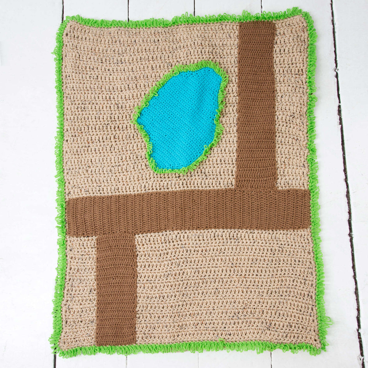 Crochet Set made in Red Heart Super Saver Yarn