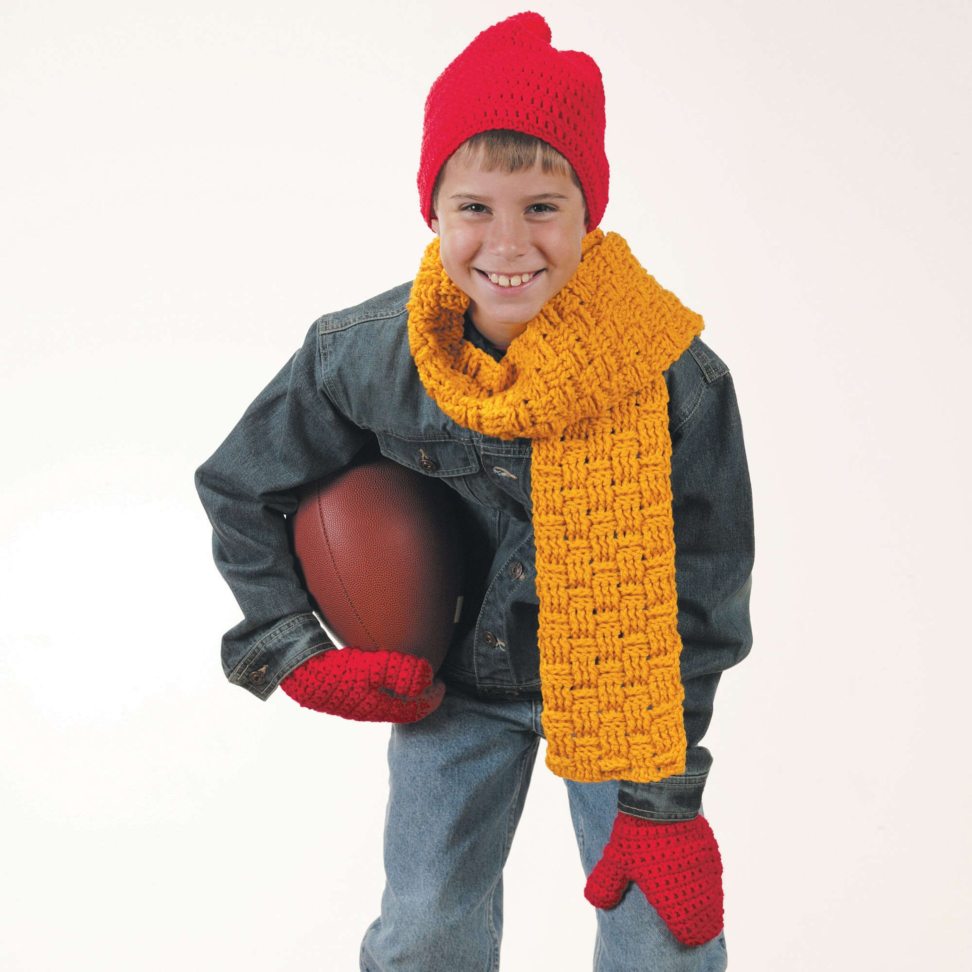 Free Red Heart Winter Wear Accessories Crochet Pattern