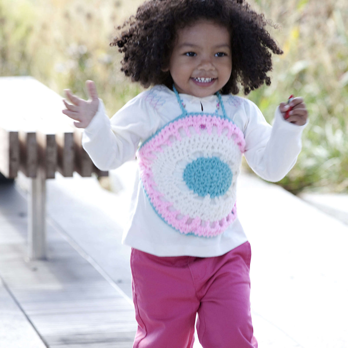 Crochet Toddler made in Red Heart Super Saver Yarn