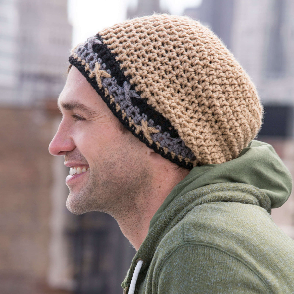 Crochet Hat made in Red Heart With Love Yarn