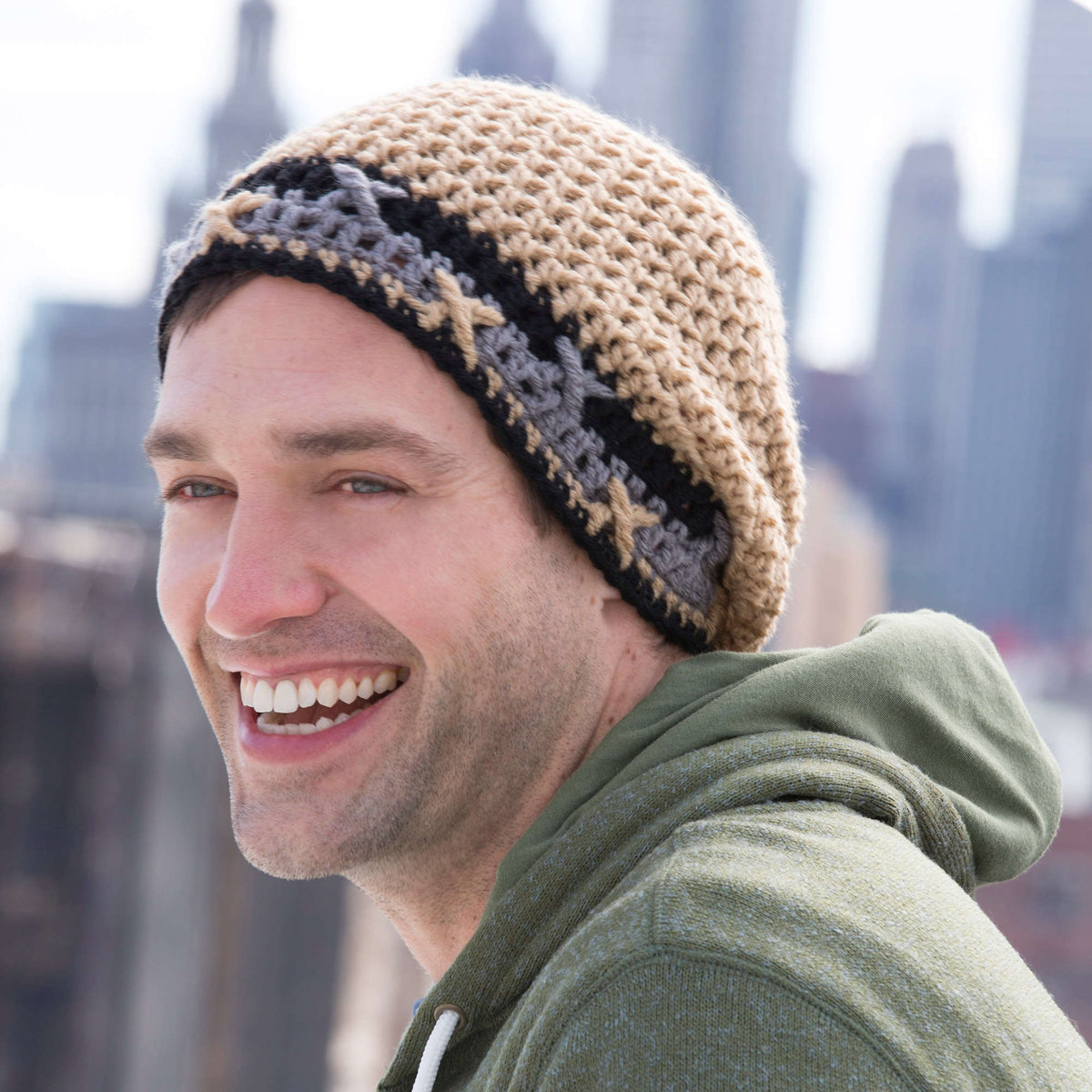 Crochet Hat made in Red Heart With Love Yarn