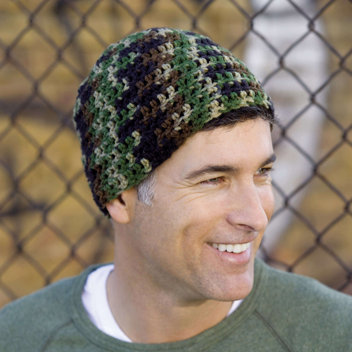 Crochet Cap made in Red Heart Super Saver Yarn