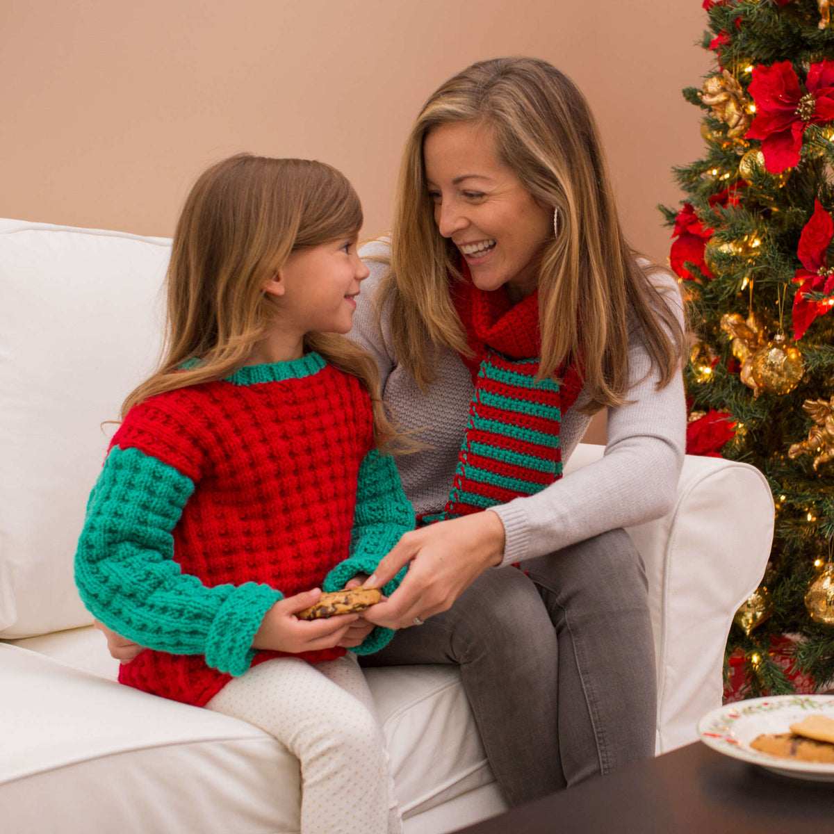 Crochet Scarf made in Red Heart With Love Yarn