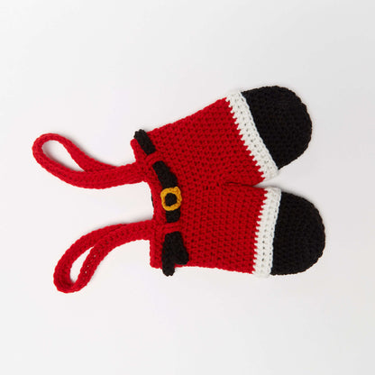 Red Heart Santa Pants Gift Holder Crochet Red Heart Santa Pants Gift Holder Crochet