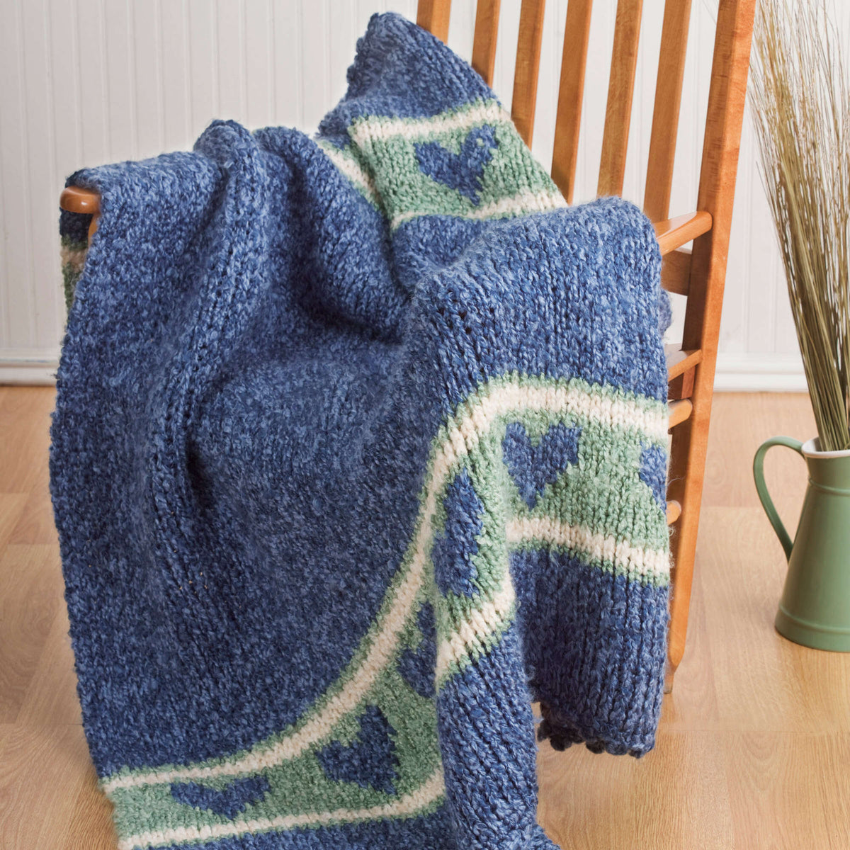 Crochet Afghan made in Red Heart Light & Lofty Yarn