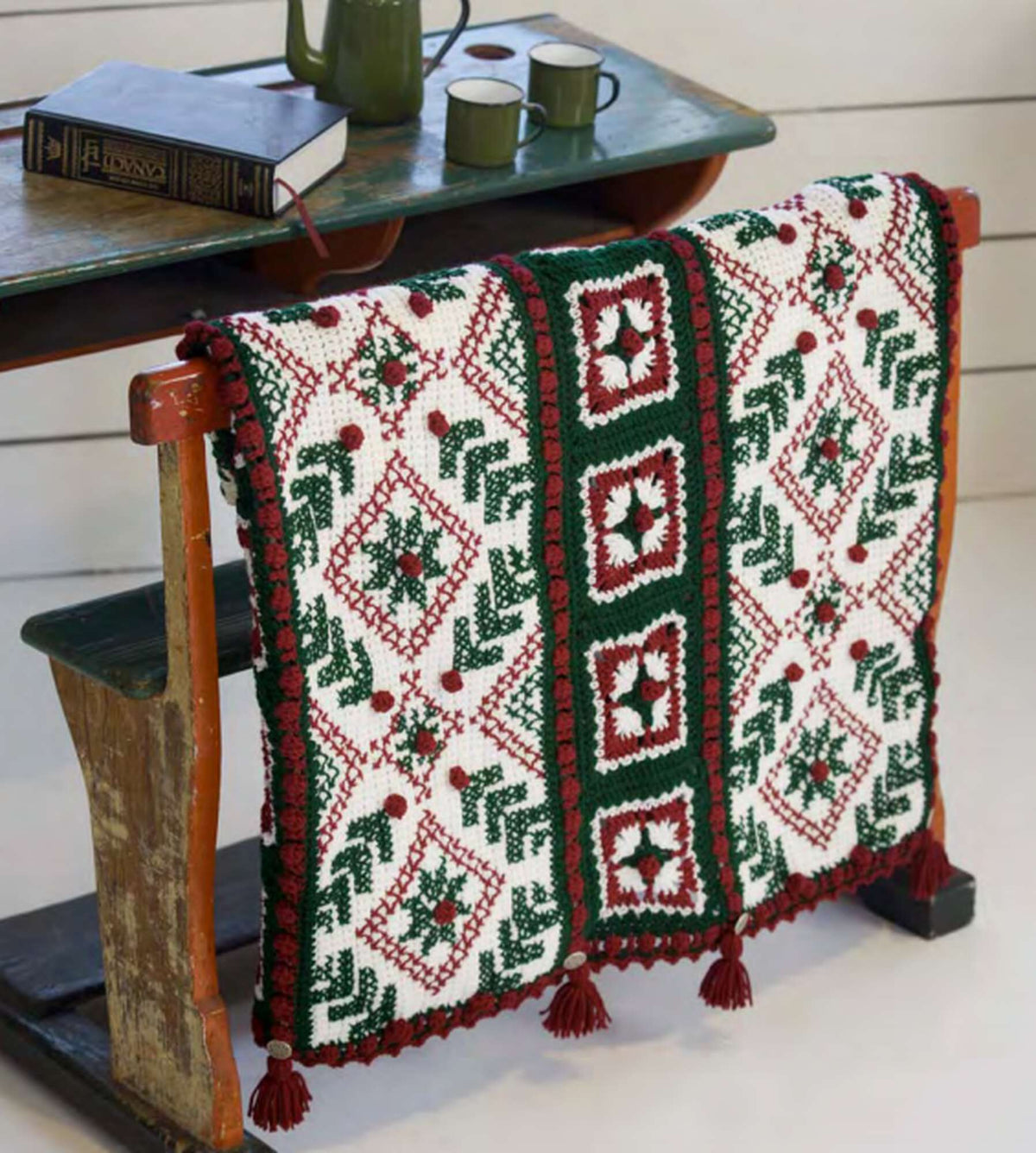 Crochet Robe made in Red Heart Super Saver Yarn