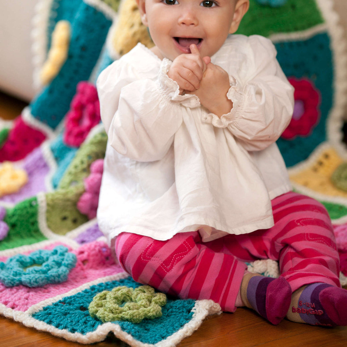 Crochet Blanket made in Red Heart Washable Ewe Yarn