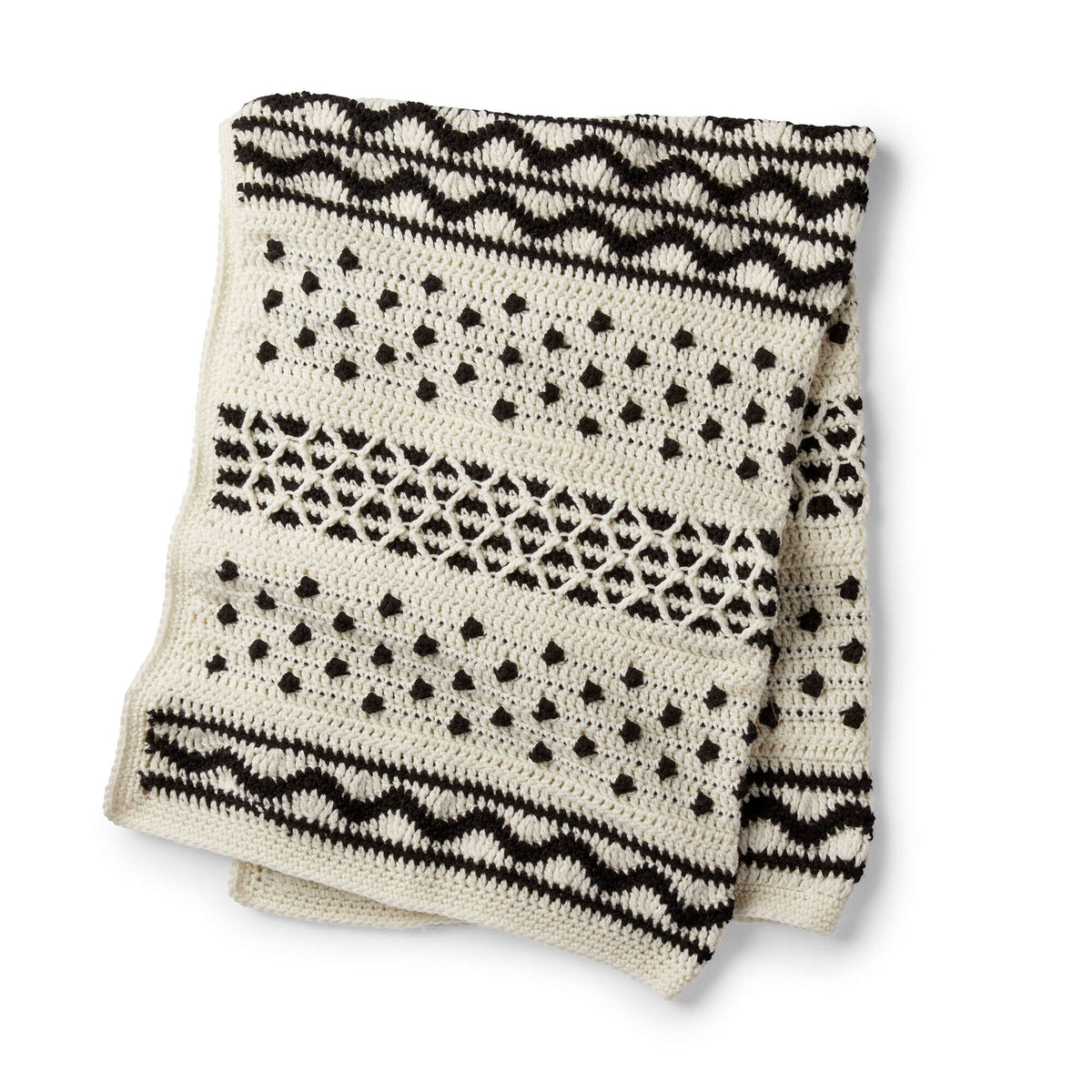 Crochet Throw made in Red Heart With Love Yarn